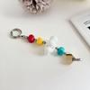 White Cloud Charm Star Bead Keychain & Mobile Phone Accessory
