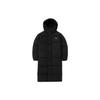 MLB Solid Color Zipper Hooded Long Sleeve Down Jacket Unisex Outerwear Black 3ADJB0926-50BKS