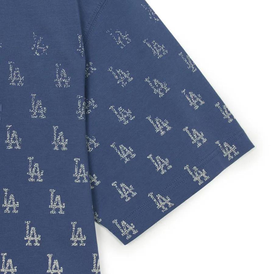 New MLB T Shirts Men's Blue 3ATSM2053-07INS