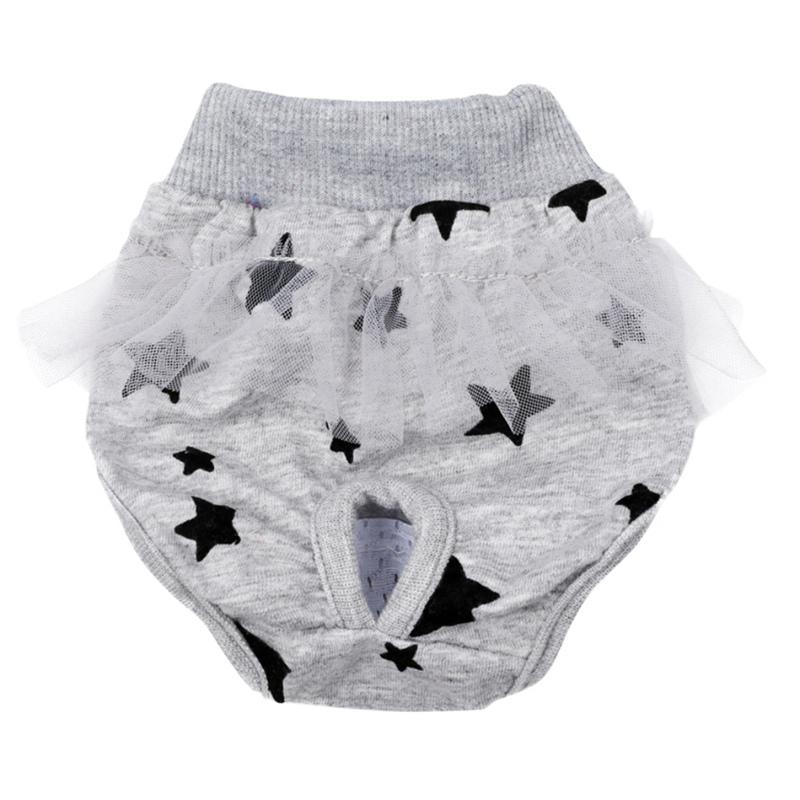 

Собака бавовна пелюшки санітарні фізіологічні штани миються жіночі шорти собака трусики нижня білизна L сірий колір