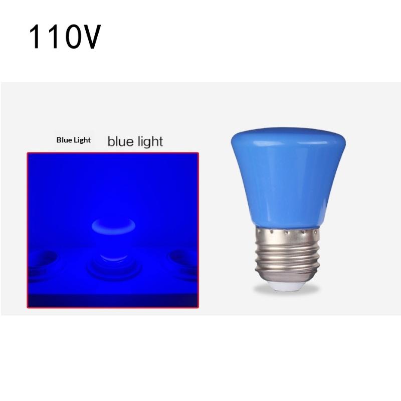 2W E27 Led Bulb Red Blue Green Pink Yellow White 8-Light-Colors 360/Beam Colofrful Decorative Light Ac220V 240V Energy Saving