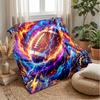 Electric Football Energy 3 Theme blanket Lightweight Warm Flannel Blanket Decorative Throw Blanket for Home Decoration