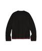 MEA Cardigan Layered L/S [Black]