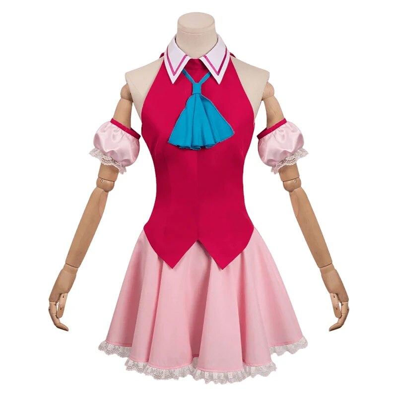 Hoshino Ai Cosplay Anime Oshi No Ko Costume Cosplay Uniformi Abiti Parrucca Completo Costumi di Carnevale di Halloween per Donne Vestiti