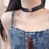 Latest Hot Brand Vintage Women's Necklaces Luxury Jewelry For Women Pearl Design Pendant Lady Party Black Rope Heart Choker