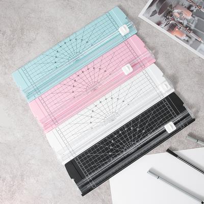 1PC Cortador de Papel A4 Protección de Seguridad y Regla Lateral Herramienta de Scrapbooking para Papel Hecho a Mano, Cupones, Etiquetas