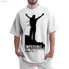 Impossible Is Just a Big Word T Shirt Inspirational Quote for Vintage Washed Soft Versatile Fashion Top For Everyday Wear