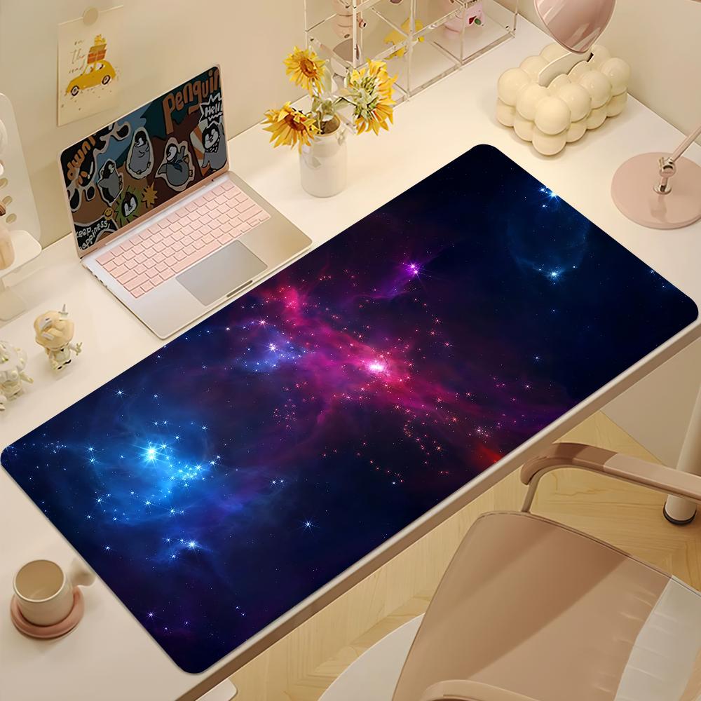 Space Universe Galaxy Nebula Mouse Pad NonSlip Thickened Mousepad Student Gaming Cushion Large Writing Lockedge Office