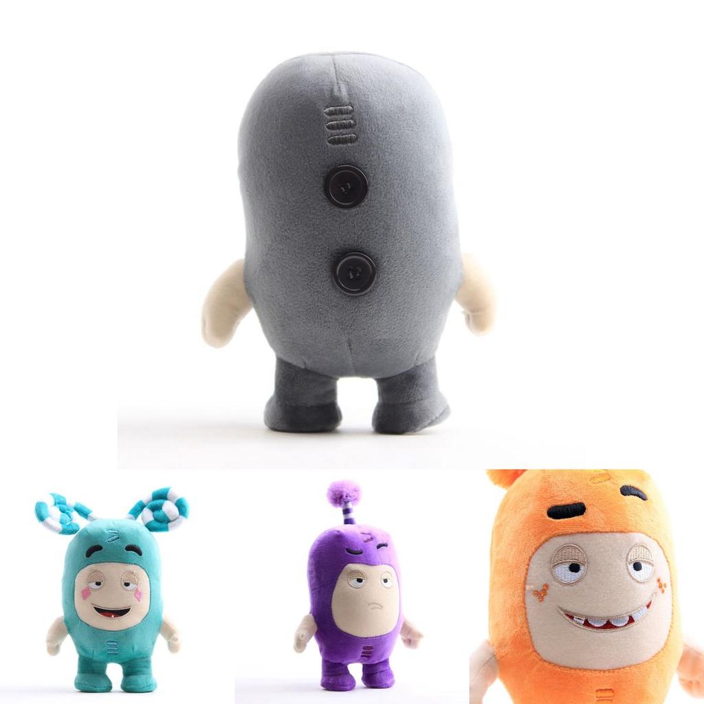 Adorable Oddbods 23cm Plush Soft Cuddly Toy Newt Bubbles Pogo Zee Jeff Fuse Slick Doll