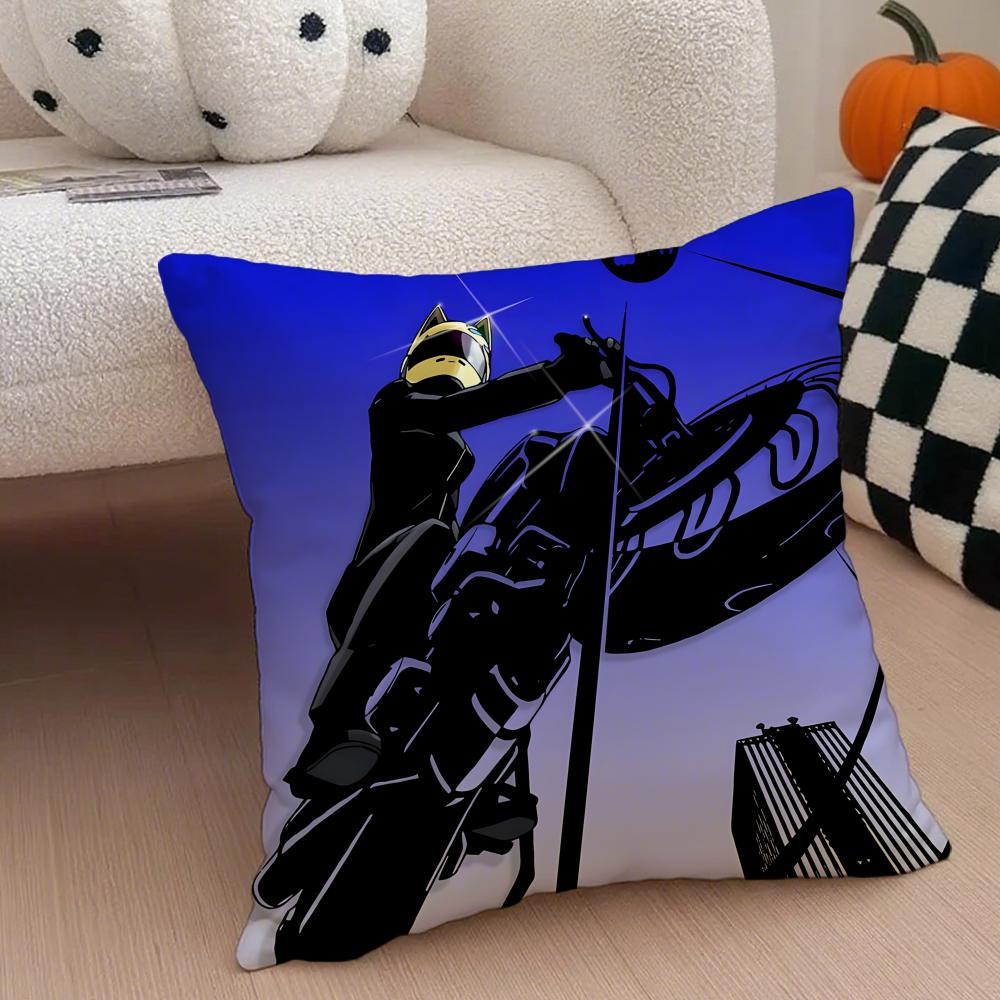 Anime Fantasy Ddurarara 3way Standoff Cushion Cover Throw Pillow Cover Hidden Button Durable Polyester Chair Cushion