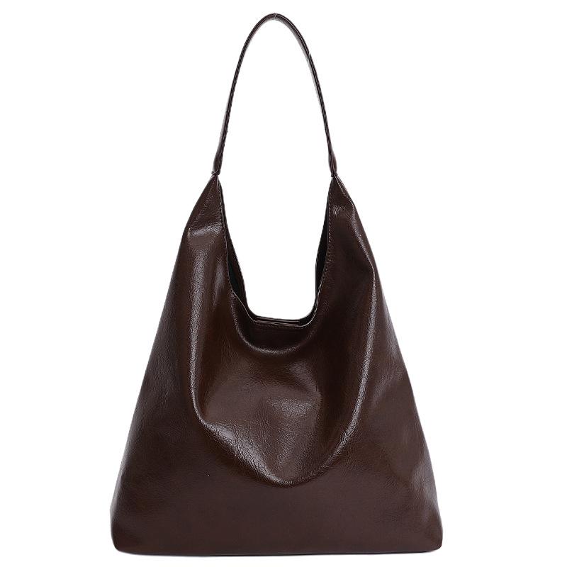 Women's Retro Large Capacity Commuter Tote - Fashionable, Casual & Versatile Crossbody Bag