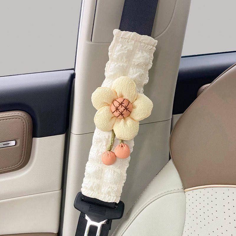 Car Seat Belt Shoulder Pads, Car Seat Belt Protectors, Cute Car Interior Decoration Items, Anti-Neck Strangulation