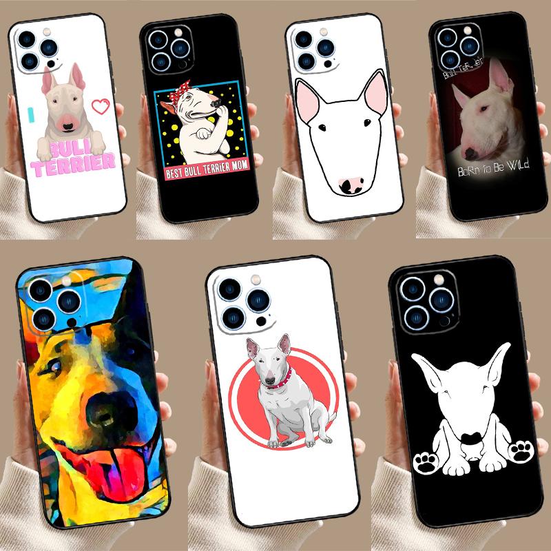Bull Terrier Dog Puppies Case For Samsung Galaxy S25 Ultra S20 S21 S22 S23 S24 Ultra S9 S10 Plus S25 FE Cover Coque