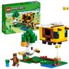 LEGO Minecraft 21241 La Cabane Abeille, Jouet, Ferme Avec Maison, Zombie Et Figurines Animaux