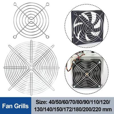 1Pcs Metal Mesh Cover 40-220mm Fans Grid New Cooling Fan Grill  for Computer Fan