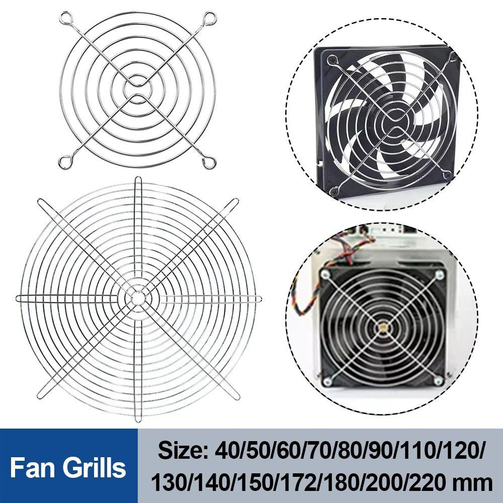 1Pcs Metal Mesh Cover 40-220mm Fans Grid New Cooling Fan Grill for Computer Fan