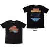 The Doobie Brothers T-Shirt: Eagle (Black) (Back Print) OFFICIAL NEW