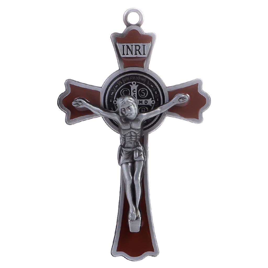 Multi Style St. Benedict's Cross, Jesus Christ Pendant, Religious Prayer Decoration Supplies