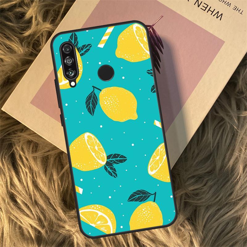 Fruit Lemon For Huawei Nova Y90 Y60 Y61 Y70 Y72 Y73 Y91 3i 7i 8i 11i 12i 9 10 SE P20 P30 P40 Lite Case