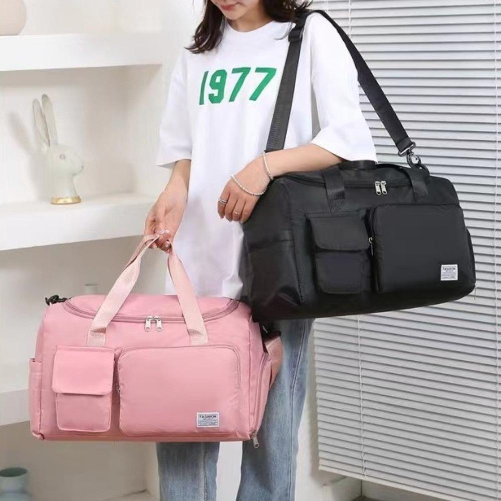 Oxford Travel Luggage Bag Foldable Large Capacity Handbag Storage Bag Nylon Duffle Bag Sports