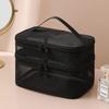 Schwarzes Netz Reise Kosmetik Aufbewahrungstaschen Set - Fünfteiliger Toilettenartikel- und Make-up-Organizer