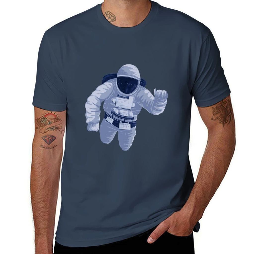 Astroaut In Space Tshirt Plus Size Comfort Fit Tee