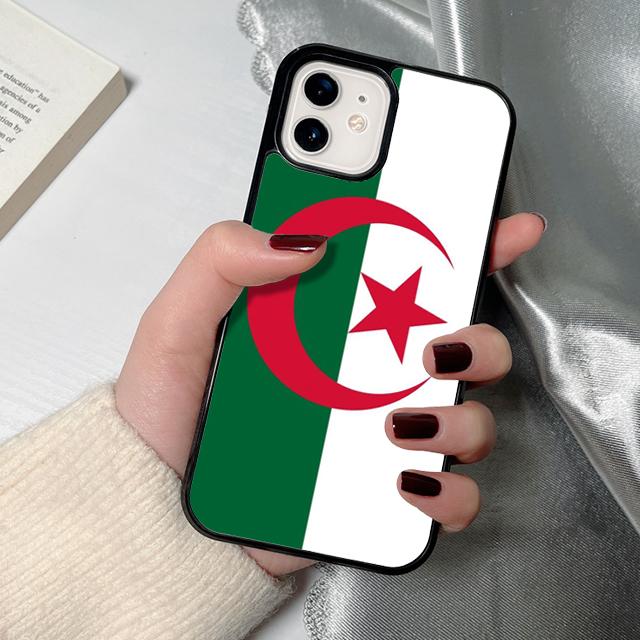 Algeria Flag Phone Case for iPhone 17 Air 16 15 14 12 13 PLUS 11 PRO MAX Back Fundas coque Cover Shell iPhone 11pro max