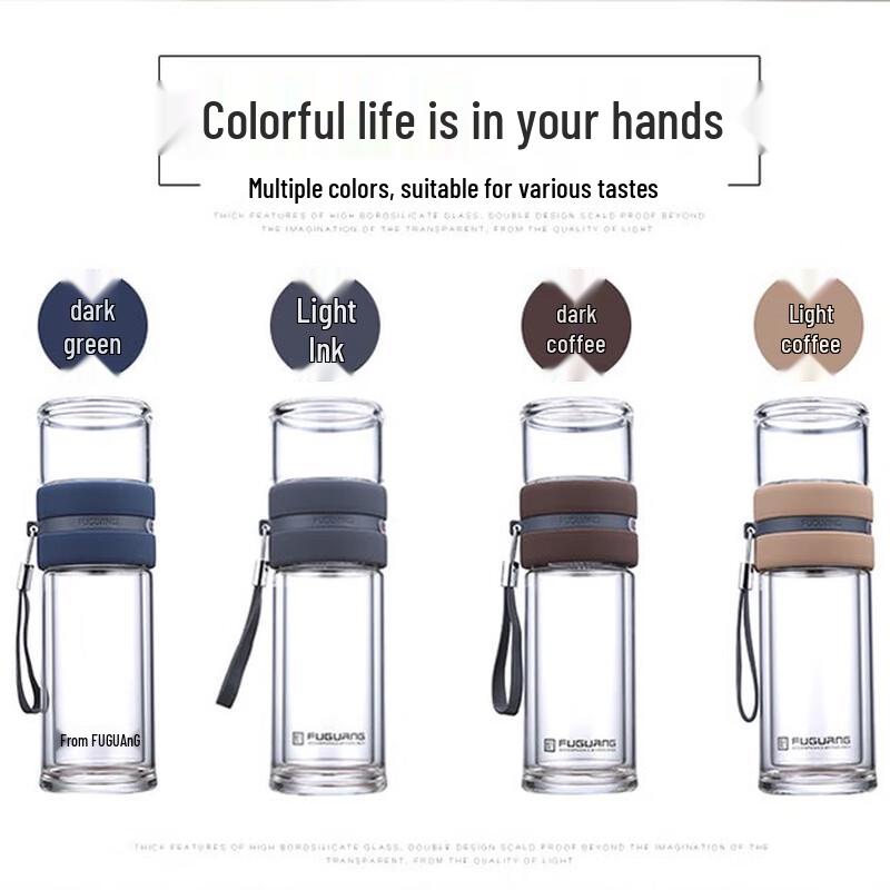 Fuguang Tea Separation Glass Cup