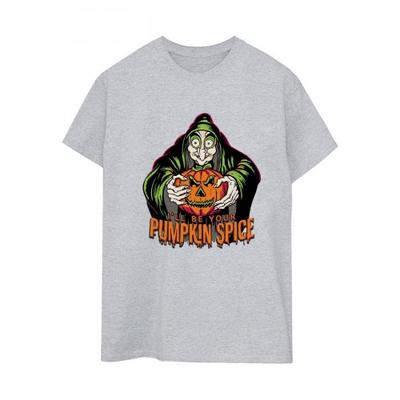 Womens/Ladies Pumpkin Spice Evil Queen Villains Boyfriend T-Shirt
