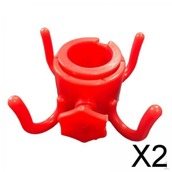 2x Beach Umbrella Hanging Hook, Hooks Hanger, Adjustable Heavy Duty Hook with 4