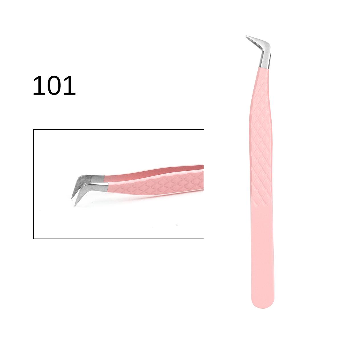 Anti-Adhesive False Eyelash Tweezers Eyelash Tweezers Magnetic Storage Box Eyelash Tweezers Pointed