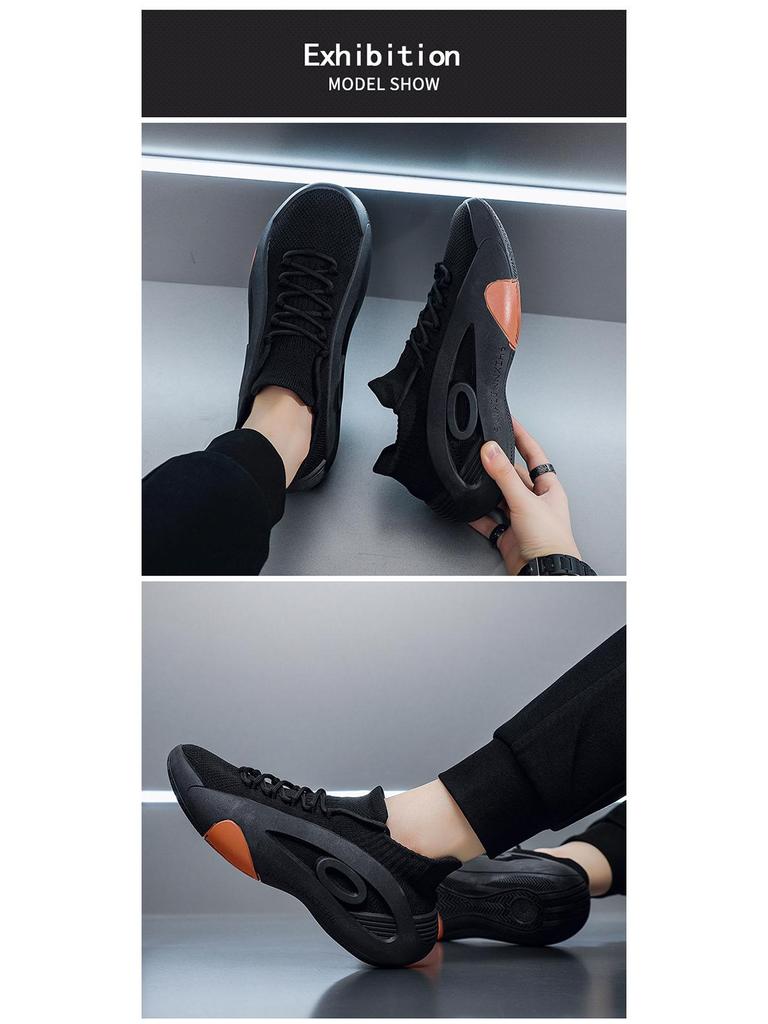 Premium Plus Size Men's Summer Mesh Running Shoes - Breathable, Versatile, Thick Sole Casual Sneakers