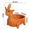 Cartoon Animal Shape Plastic Storage Basket Fruit Snacks Remote Controls Kitchen Decor
