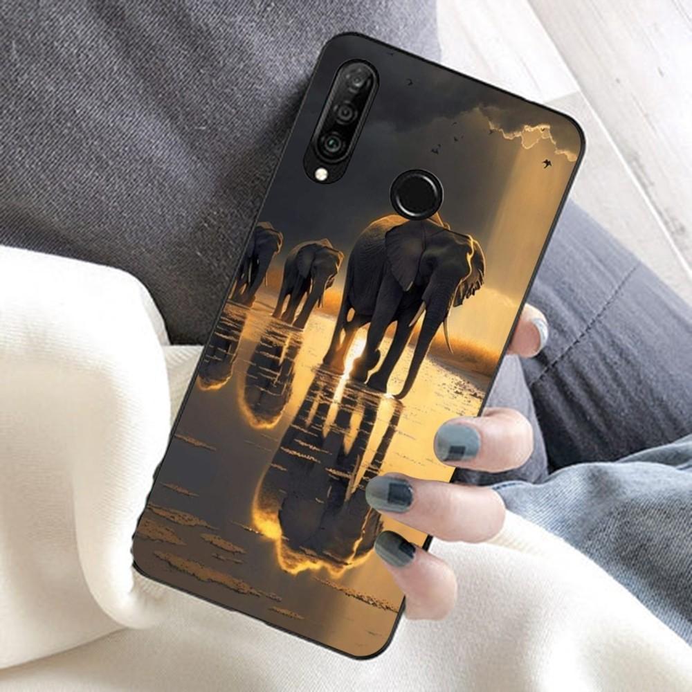 Elephant Phone Case For Huawei Honor 10 Lite 9 20 7A 9X 30 50 60 70 Pro Plus Soft Silicone Cover