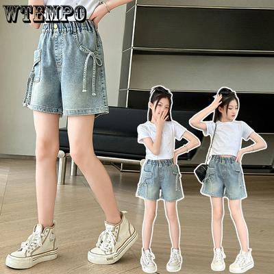 Girls' Denim Shorts Summer Children's Thin Jeans Versatile Summer Pants