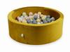 Dry Ball Pit 200 Pieces 90x30 Velvet Gold: Beige, Rose Gold, Light Gold, Pearl, Gray