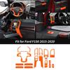 Orange Car Exterior Interior Full Trim Covers for Ford F150 15-20 Accessories