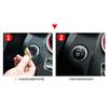 Carbon Fiber Engine Start Stop Button Sticker Cover For Benz C Class Glc C200L