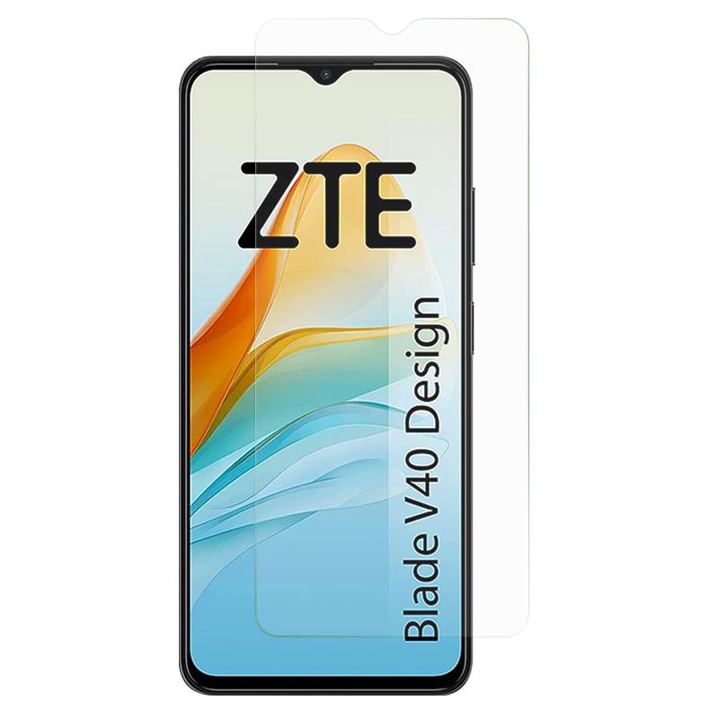 

Плівка із загартованого скла для ZTE Blade V40 Design, Захист від подряпин 0,3 мм Арочний край HD Прозора захисна плівка для екрана телефону Type A