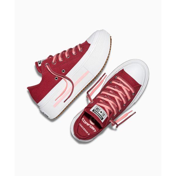 Converse Chuck Taylor All Star Comfortable Versatile Height Increasing Canvas Shoes Women sneakers Red A18399C