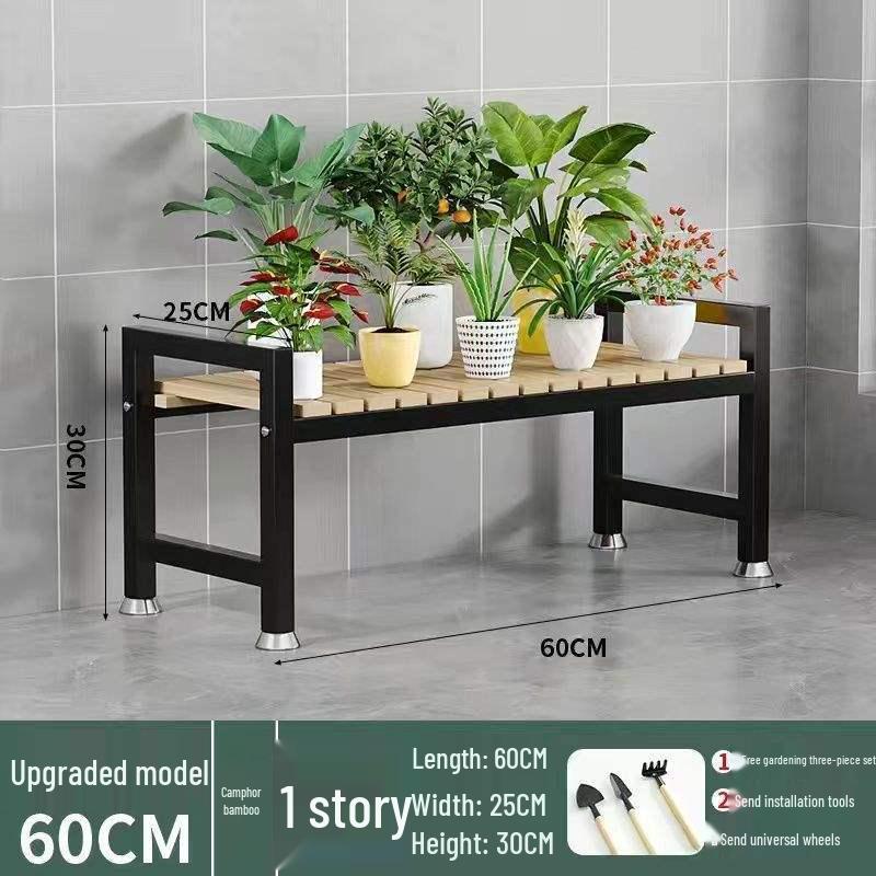 2025 Beweglicher Mehrschichtiger Blumenständer mit Rädern für Wohnzimmer und Balkon