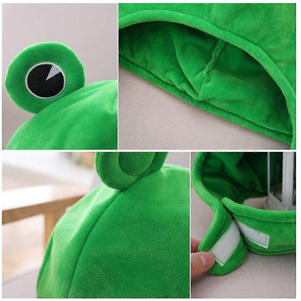 1/2Pcs Cartoon Funny Adorable Plush -Frog Hat Cosplay Costume Dress Up Hat