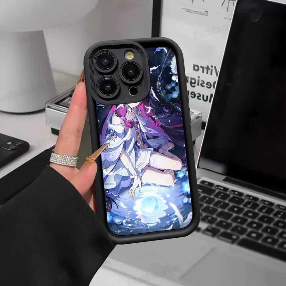 Genshin Impact Columbina TPU Phone Cover For iphone 17 16 15 14 13 12 11 Pro Max Plus Case Cover