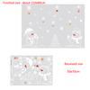 Christmas Wall Sticker Double Sided Glass Ball Hanging Decoration Removable for Door Window Cabinet Living Room Background