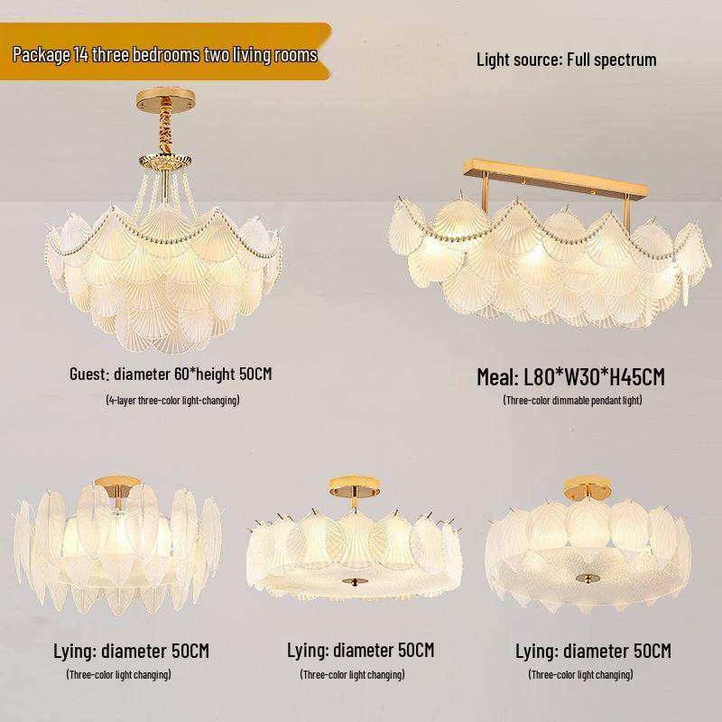 Modern French Crystal Pearl Chandelier for Living Room and Dining Room