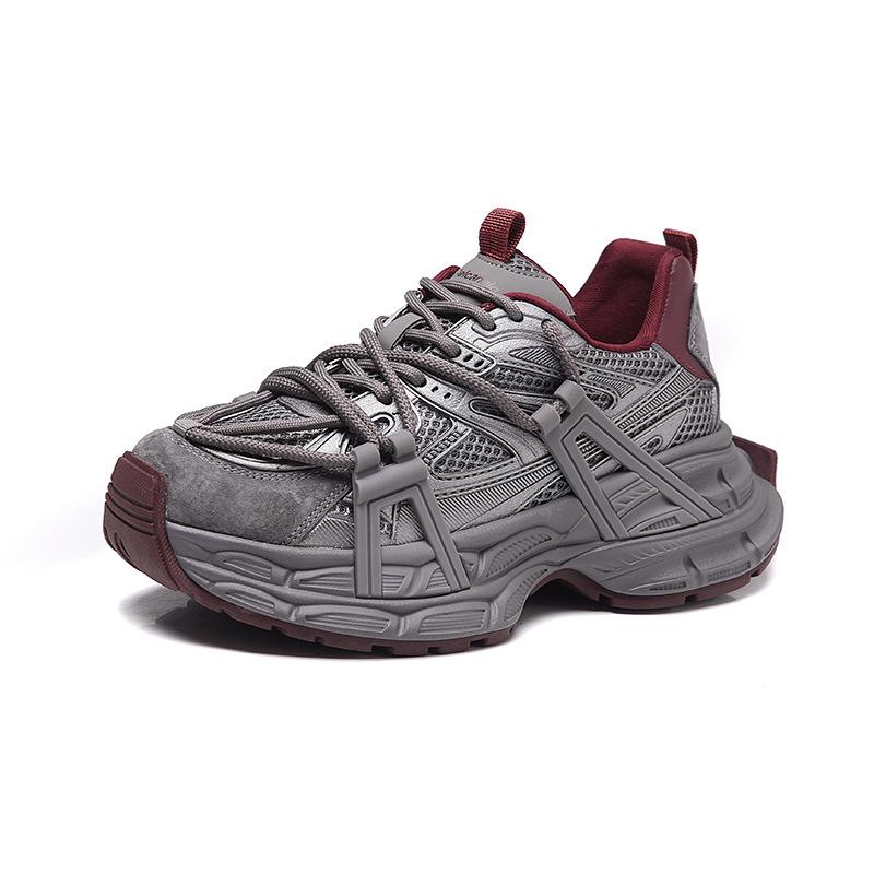 New Thick-soled Dad Shoes for Women Anti-slip Breathable Casual and Versatile Outdoor Running Sports Shoes