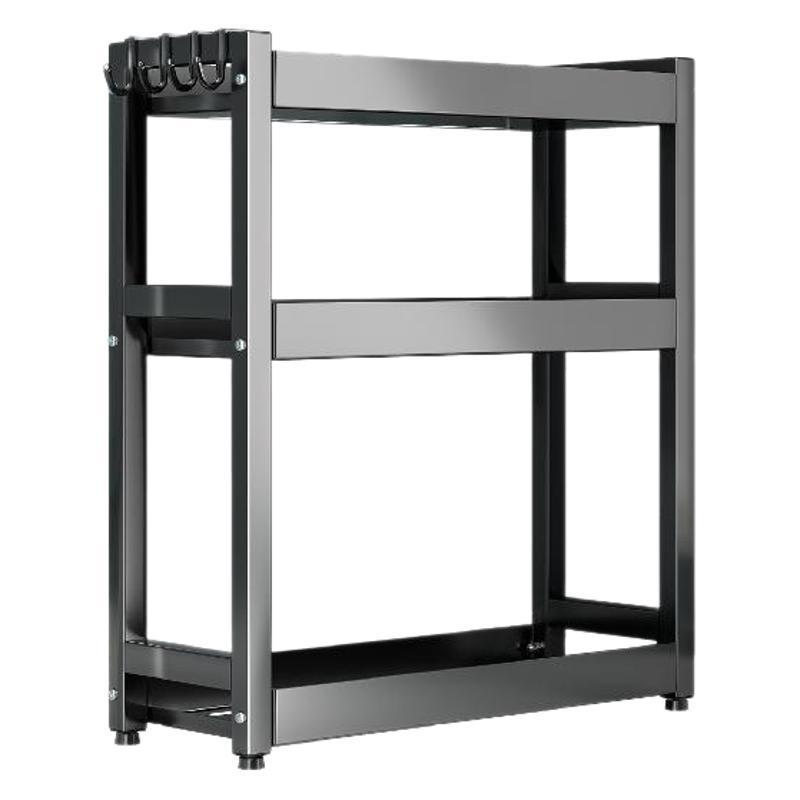 Countertop Kitchen Storage Rack for Spices and Sauces - Organize Oil, Salt, Vinegar, and Soy Sauce