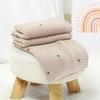 Knitted Baby Blankets Newborn Bedding Infant Kids Cotton Muslin Swaddle Wrap Baby Items Stroller Blankets Nap Cover