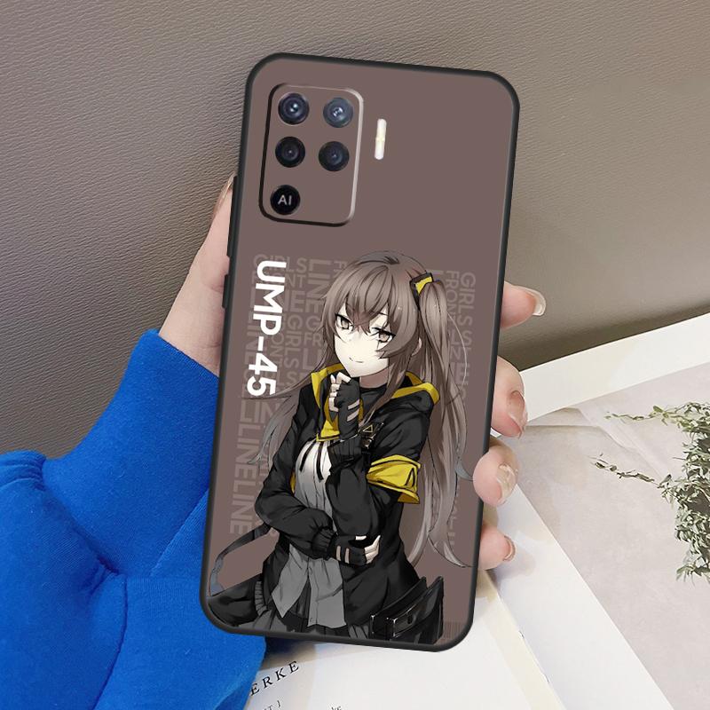 Girls Frontline Game Case For Oppo A76 A16 A96 A17 A18 A60 A80 A40 A38 A58 A78 A98 A94 A74 A54 A15 A57 A77 A5 Pro