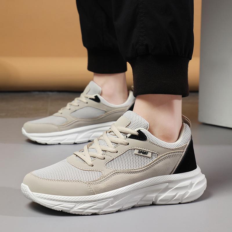 Sneakers Spring and Autumn New Double Net Casual Sneakers Outdoor Lightweight Running Shoes Large Size Shoes